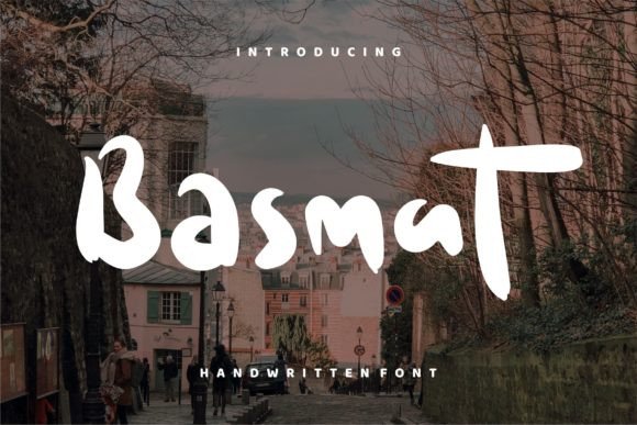 Basmat: A Handwritten Font for Elegant Design