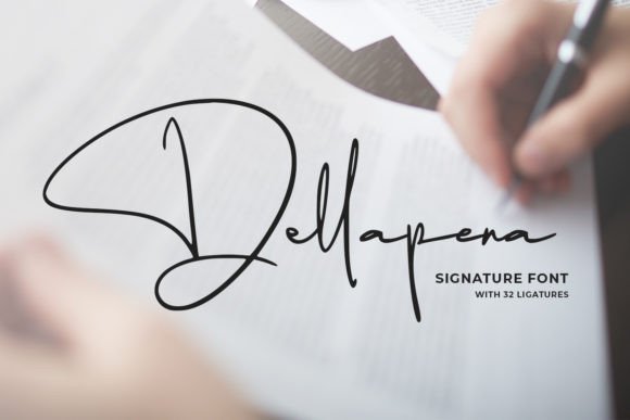 Dellapena: A Romantic Typeface