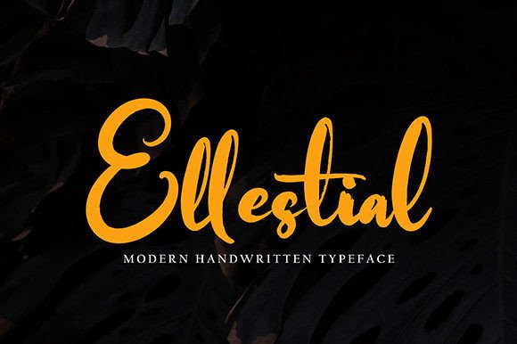 Ellestial: A Stylish Script Font for Marketers