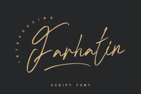 Farhatin: A Elegant Script for Branding