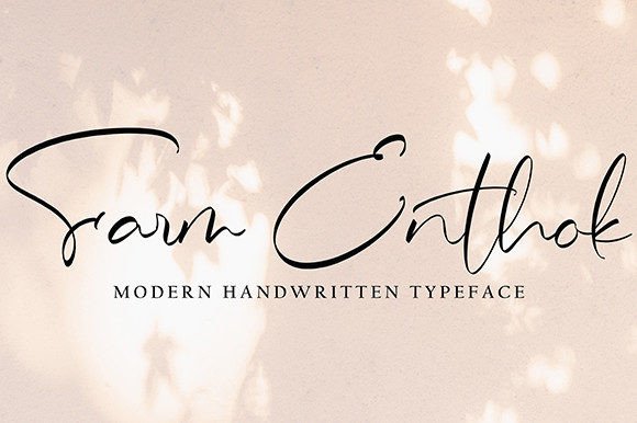 Farm Enthok: A Font for Business Elegance