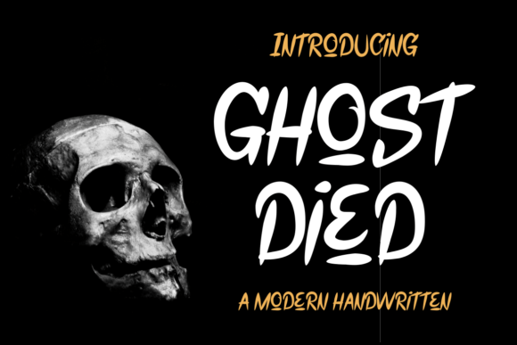 Ghost Died Font: Bold & Expressive