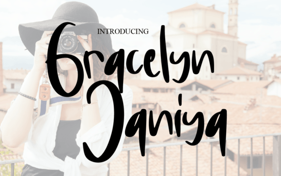 Gracelyn Janiya Font: Elegant Script for Modern Marketing