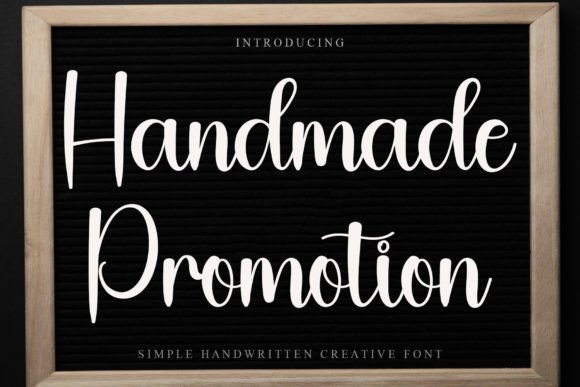 Handmade Promotion Font Review