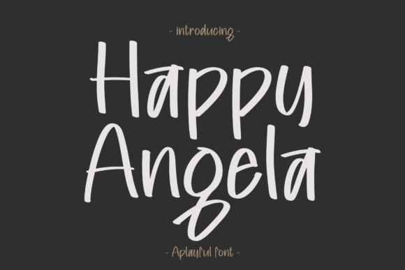 Happy Angela: A Font for Business Brilliance