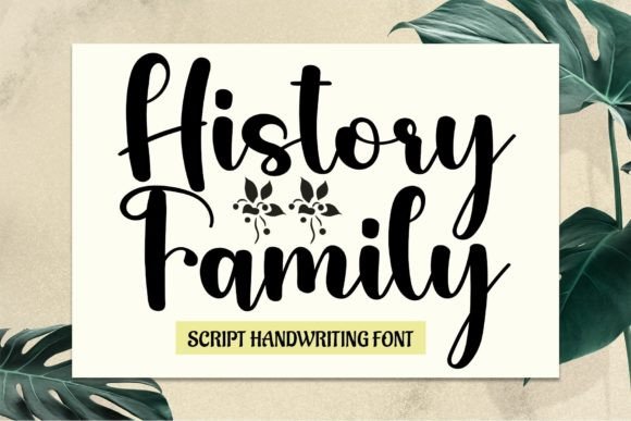 History Family Font Review