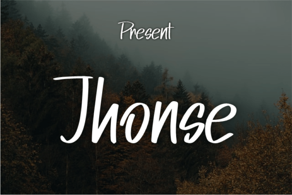 Jhonse: A Handwritten Font for Editorial Design