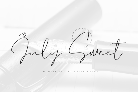 July Sweet Font for Business