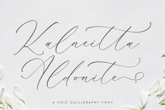 Kalneitta Aldonite: A Flowing Script Font