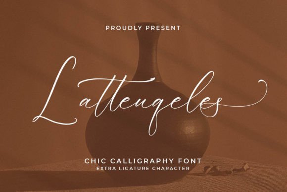 Latteuqeles Font: Elegant Script for Editorial Design