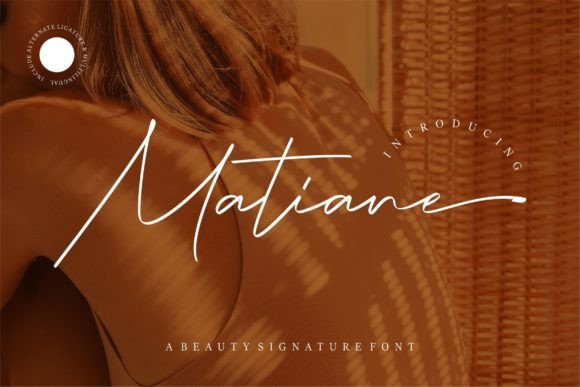 Matiane: A Script Font for Elegant Branding