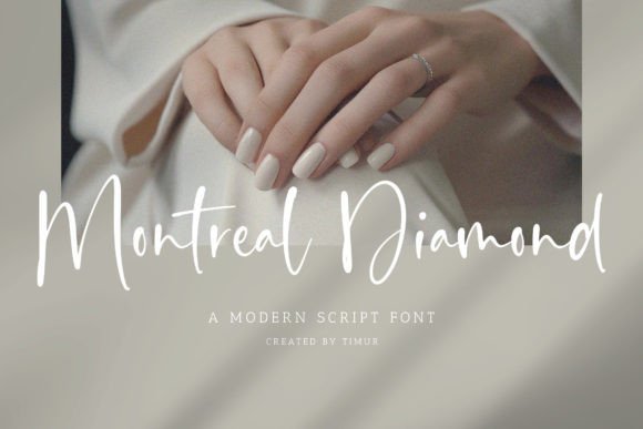 Montreal Diamond: A Script Font for Elegant Branding
