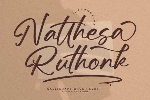 Natthesa Ruthonk – Handwritten Font for Creative Makers