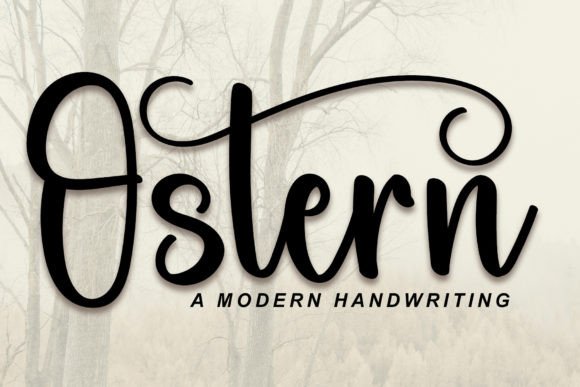 Ostern: A Stylish Handwritten Font
