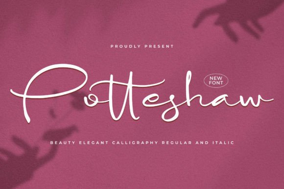Potteshaw Font for Elegant Web Design