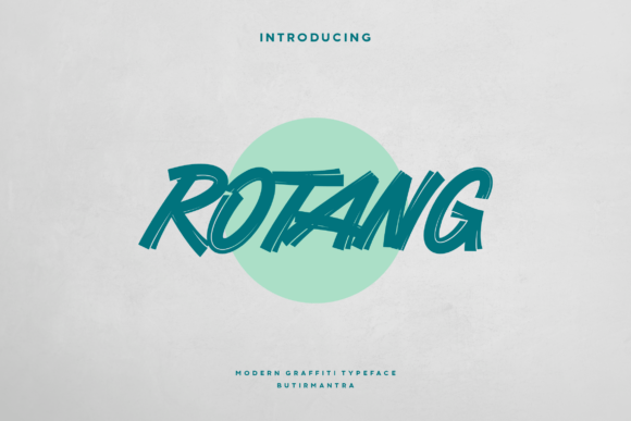Rotang: A Handwritten Font for Creative Expression