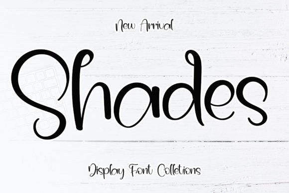 Shades Font: Elegant & Professional