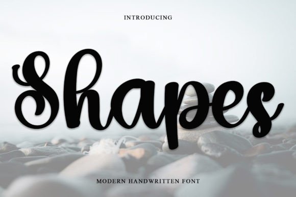 Shapes: A Stylish Handwritten Font