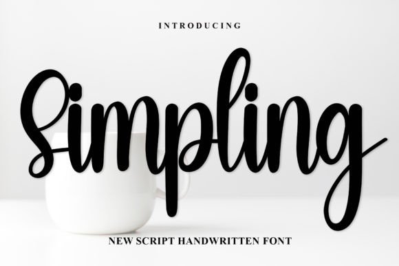 Simping: A Modern Handwritten Font