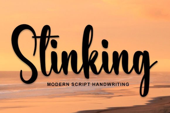 Stinking: A Stylish Font for Business Branding