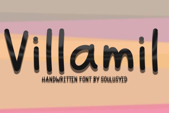 Villamil: A Stylish Handwritten Font